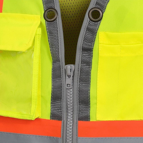 Pioneer Surveyor Mesh Back Vest, Green, 2XL - V1010260U-2XL