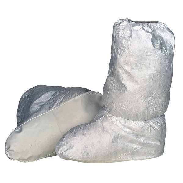 Dupont Disposable Boot Covers, Tyvek(R) IsoClean(R), White, Slip Resistant Sole: Yes , L - IC447SWHLG01000B