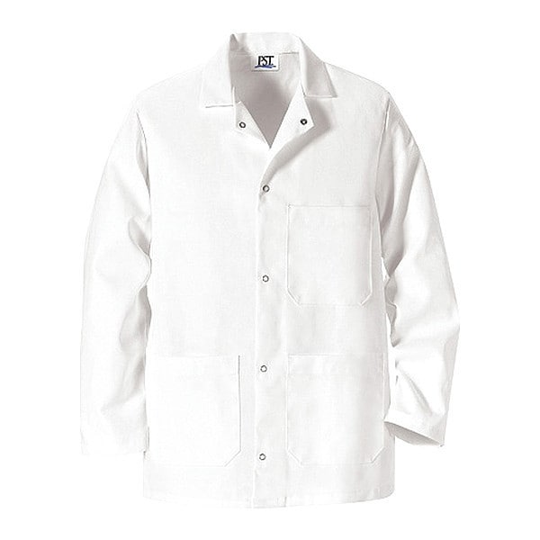 Red Kap 406Wht Mns White L/S Counter Coat - 0406WH RG 3XL