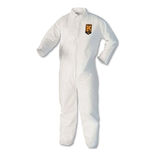 Kleenguard Coveralls, Microporous Film Laminate, White, X-Large - 417-44304