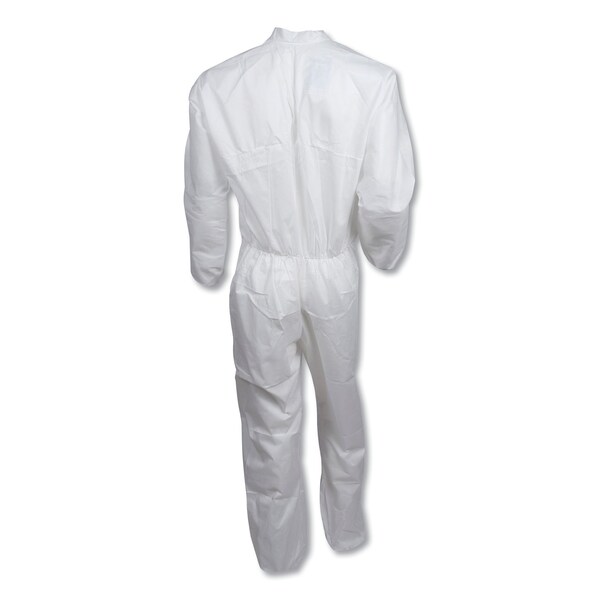 Kleenguard Coveralls, Microporous Film Laminate, White, X-Large - 417-44304