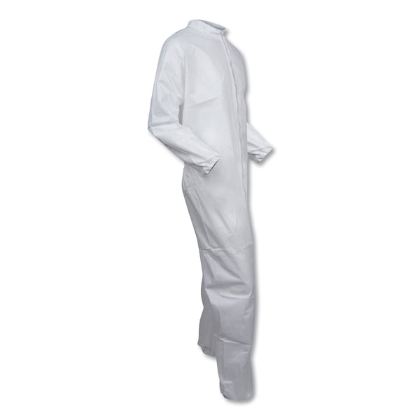 Kleenguard Coveralls, Microporous Film Laminate, White, X-Large - 417-44304