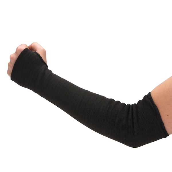212 Performance Kevlar A4 Cut Resistant Liquid Repelling Double Layer Single Safety Sleeve Black - 301630