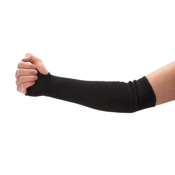 212 Performance Kevlar A4 Cut Resistant Liquid Repelling Double Layer Single Safety Sleeve Black - 301630