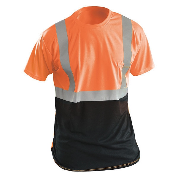 Occunomix Unisex Short Sleeve T-Shirt, Polyester, Pullover Closure, 2XL - LUX-SSETPBK-O2X