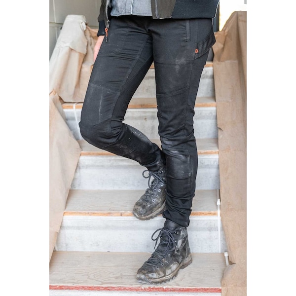 Dovetail Workwear Women's Work Pant, 12, Black Denim - DWS21P6D-001-10/12X31