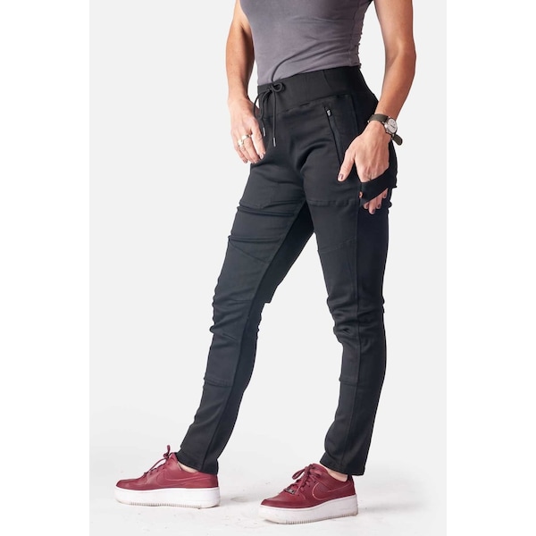 Dovetail Workwear Women's Work Pant, 12, Black Denim - DWS21P6D-001-10/12X31