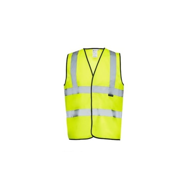 Northmon Safety Hi-Vis Safety Vest L/XL Class 2 0 Pockets - NM-SV-101-YW-L/XL