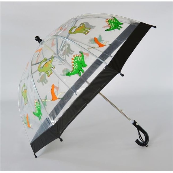 Foxfire Foxfire FOX-622-65 Childrens Clear Dinosaur Umbrella - Size 1 - FOX-622-65