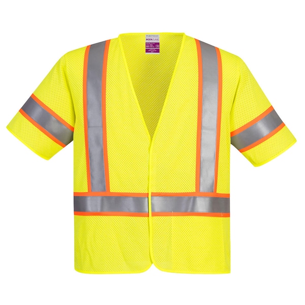 Portwest FR Hi-Vis Safety Vest M Class 3 , Hook and Loop 1 Pockets - UFR24