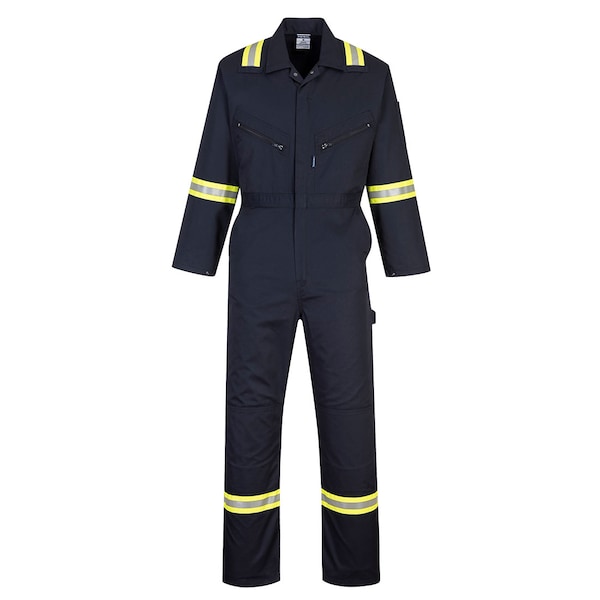 Portwest Iona Enhanced Coverall, XXXL, Kingsmill, Navy, 3XL - F128