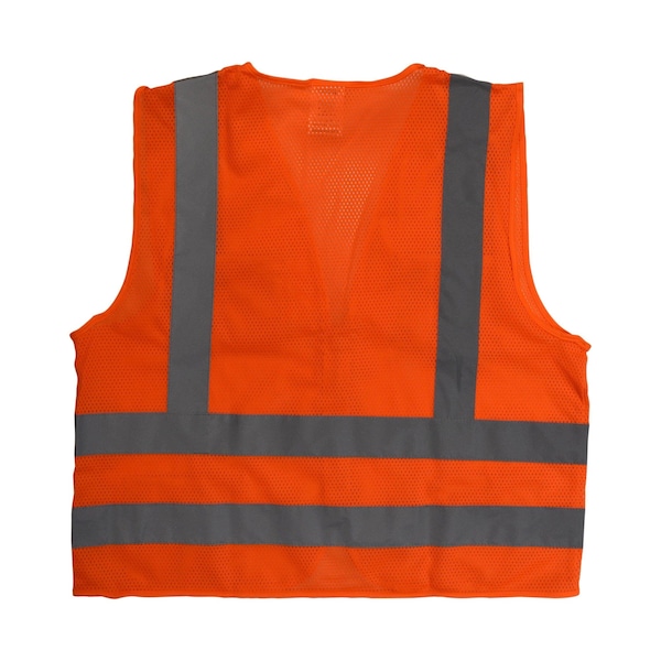 Radians Hi-Vis Safety Vest M Class 2 , Zipper 6 Pockets - SV8OMM