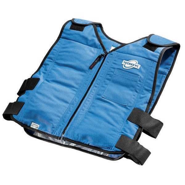 Techniche Fire Resistant Cooling Vst, Navy Blue, Flame Resistant Banwear Cotton, L/XL - 6626-B