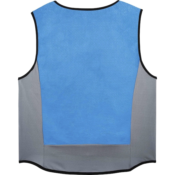 Ergodyne Cooling Vest, 4 hr. Time, XL Size, Blue - 6667