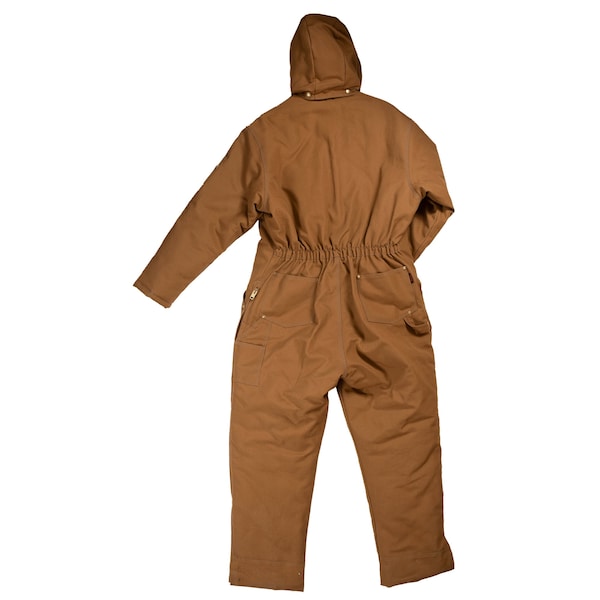 Tough Duck Coverall, 100% Cotton, BROWN, 2XLT - WC013