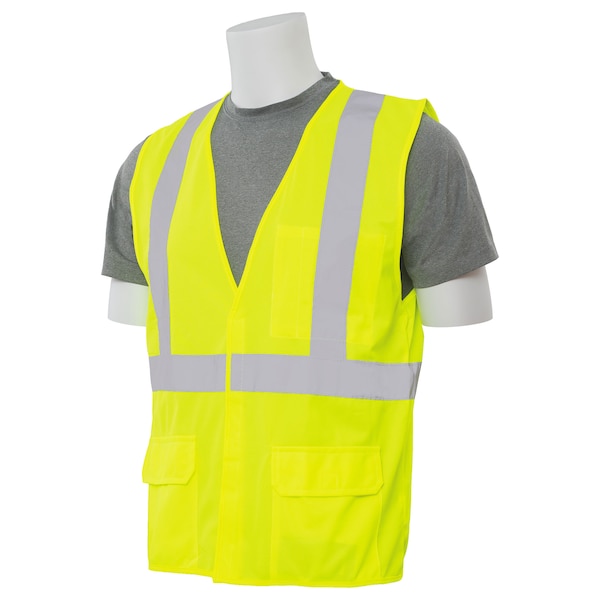 Deltaplus Vest, FlmeRetardantTreated, Hi-Viz, Lime, XL - 65012