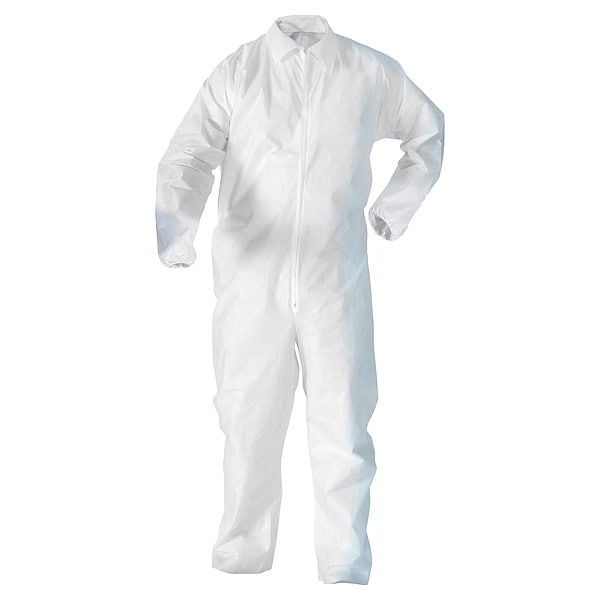 Kleenguard Disposable Coverall, Collared, 3XL, KleenGuard(TM) A20, Zipper, Elastic Cuff, Open Ankle - 68969