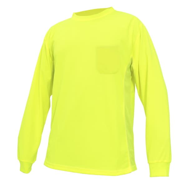 Ge HV Safety TShirt, Long Sleeve Breathable Mersh XL - GS108GXL