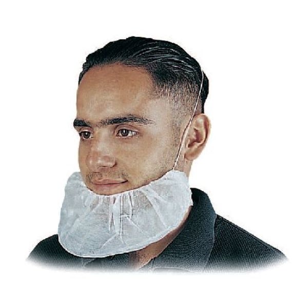 Zoro Select Beard Cover, Nylon, Universal Dia., Black, Universal, 1000 PK - 1903BK