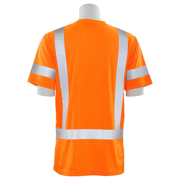 Deltaplus T-Shirt, Class 3, Hi-Viz, Orange, XL - 61272