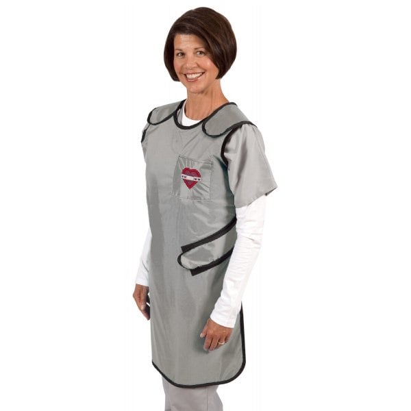 Shielding International Lead Apron, Adjust-A-Fit, Large, 24x36, Gray - 103538-G
