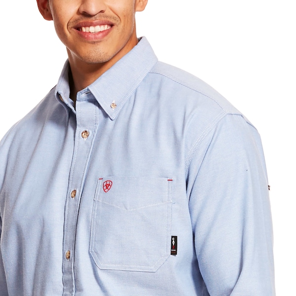 Ariat Men's Flame-Resistant Shirt, 8.9 cal/sq cm, 2XL, DuraStretch(TM) - 10027886