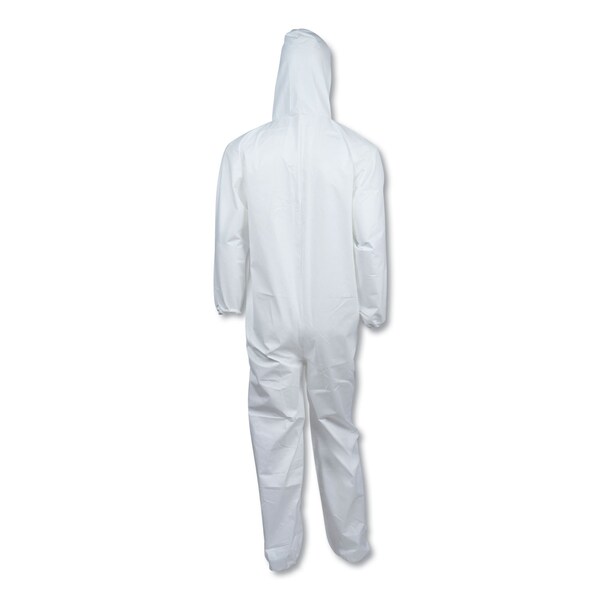 Kleenguard Disposable Coverall, 4XL, Breathable, patented MICROFORCE* barrier SMS fabric, 25 PK - KCC 44327