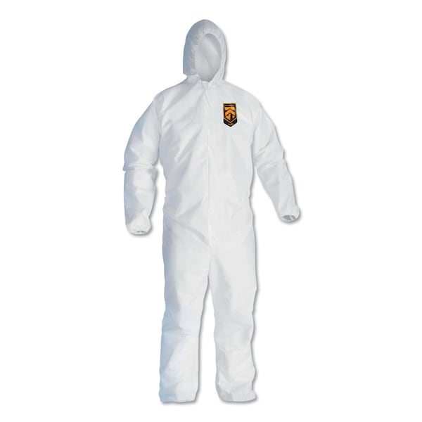 Kleenguard Disposable Coverall, 4XL, Breathable, patented MICROFORCE* barrier SMS fabric, 25 PK - KCC 44327