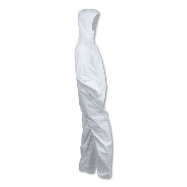 Kleenguard Disposable Coverall, 4XL, Breathable, patented MICROFORCE* barrier SMS fabric, 25 PK - KCC 44327