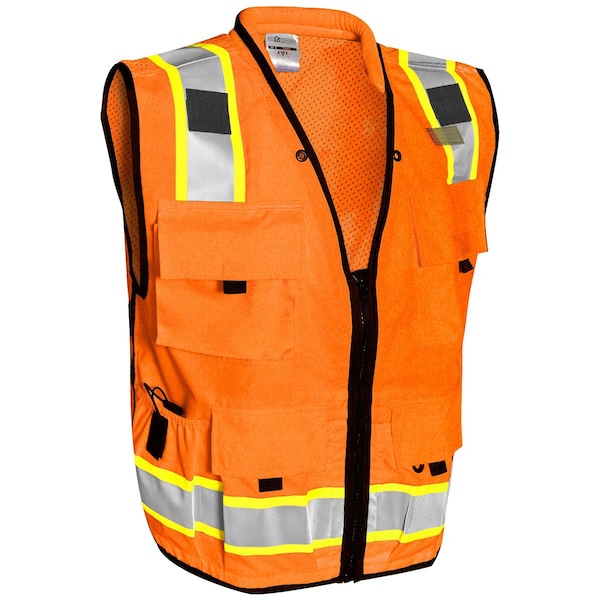 Kishigo M, Orange, Class 2, Professional Surveyors Vest - S5001-M