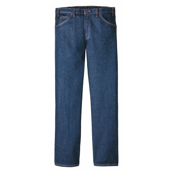 Dickies Men's Regular Pocket Jeans, 30 in, Rinsed Indigo Blue, Cotton - C993RB 30 32
