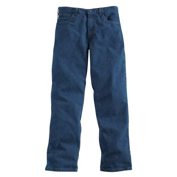 Carhartt Men's Flame Resistant Pants, 16 cal/sq cm, 34 x 32" 11.75 oz 100% Cotton - FRB100-DNM 34 32