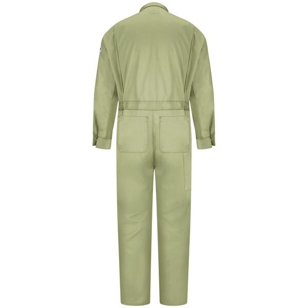 Bulwark Coverall, 9 cal/sq cm ATPV, 4XL, 32 1/2 in Inseam, 48% Modacrylic/37% Lyocell/15% Para-Aramid - CMD6KH LN 58