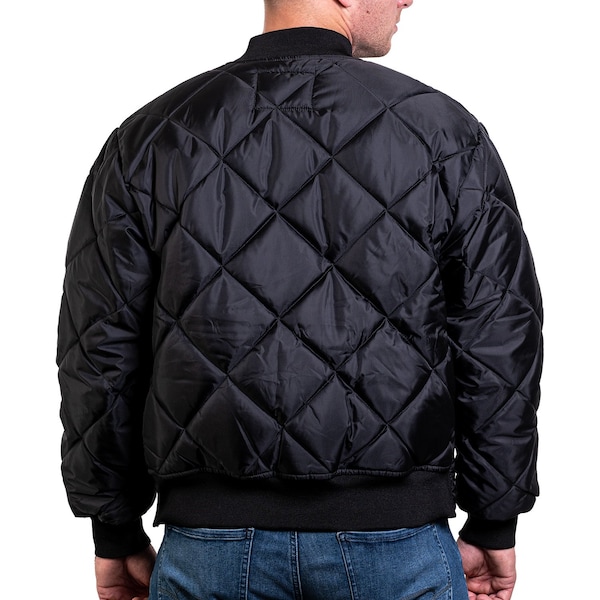 Game Workwear The Bravest Diamond Quilt Jacket, Black, Size XL - 1221-J
