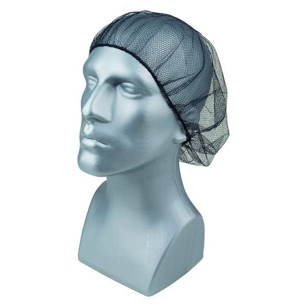 Condor Hairnet, Nylon, 28 in Dia., Black, XL, 144 PK - 29JW50