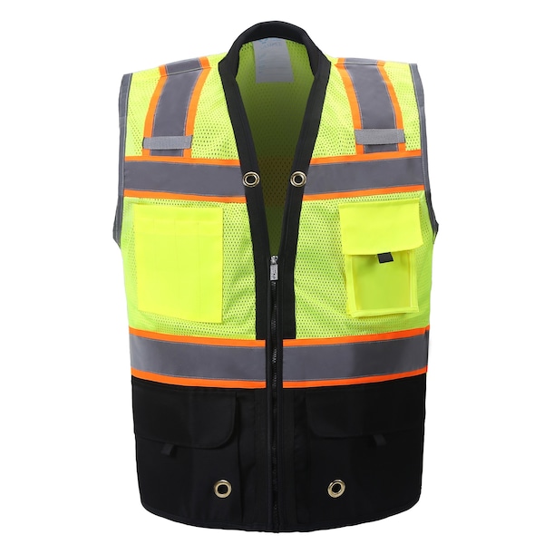 2W International Premium Surveyor Vest, Black, Medium, Class 2 - SV544BKC-2 M