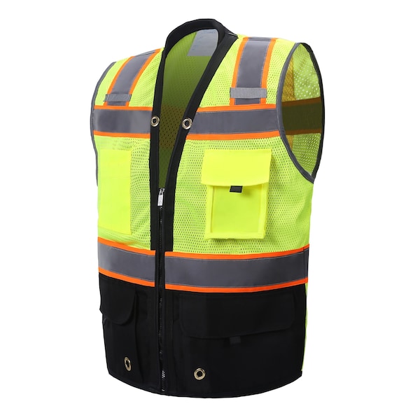 2W International Premium Surveyor Vest, Black, Medium, Class 2 - SV544BKC-2 M