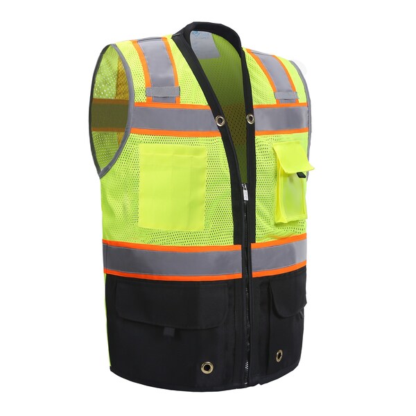 2W International Premium Surveyor Vest, Black, Medium, Class 2 - SV544BKC-2 M