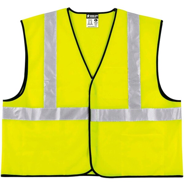 River City Class II Economy Safety Vests, Size 4XL - VCL2SLX4