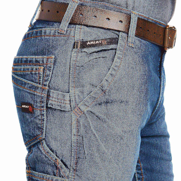 Ariat Men's Flame Resistant Pants, 20 cal/sq cm, S 13 oz Denim - 10017262