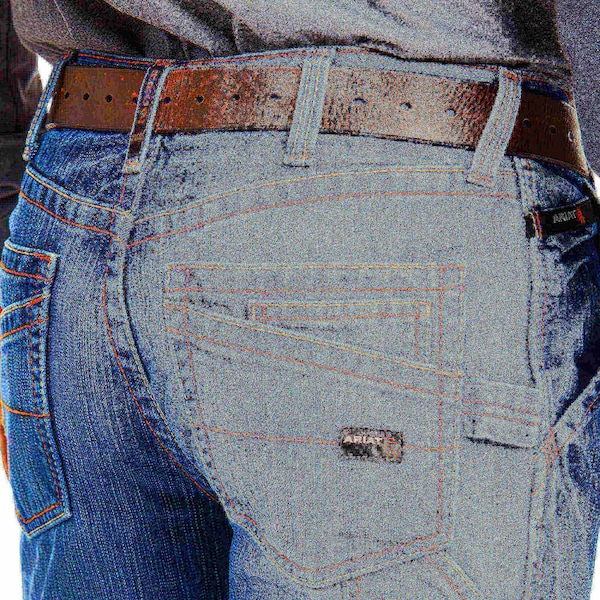 Ariat Men's Flame Resistant Pants, 20 cal/sq cm, S 13 oz Denim - 10017262