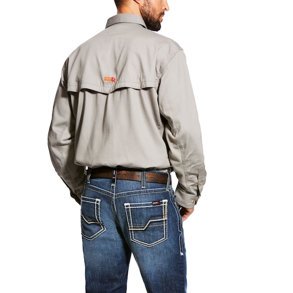 Ariat Men's Flame-Resistant Shirt, 8.9 cal/sq cm, S, Cotton - 10019063