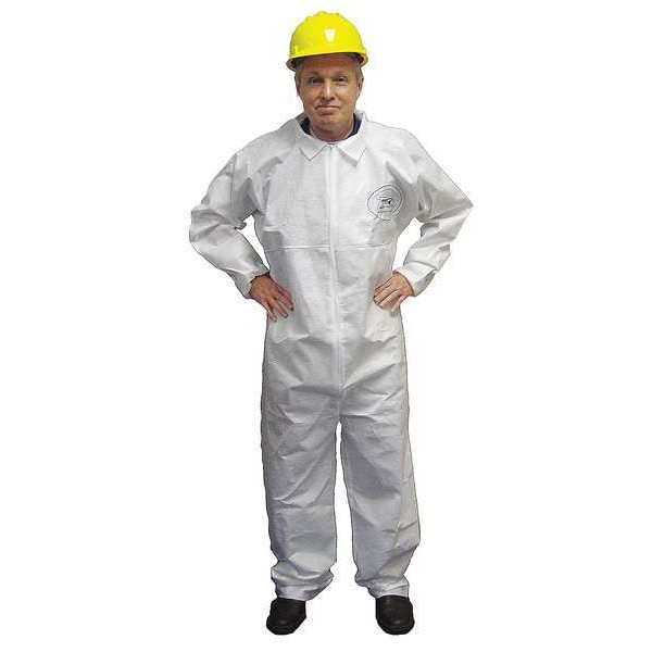 Bodyfilter 95+ Disposable Coverall, Collared, 3XL, Non-Woven Laminate, Zipper, Elastic Cuff, Open Ankle, 25 PK - 4012-3XL