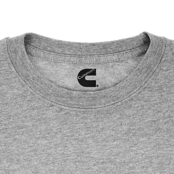 Cummins Long Sleeve Tee Mens Htr Gry XL - CMN4785