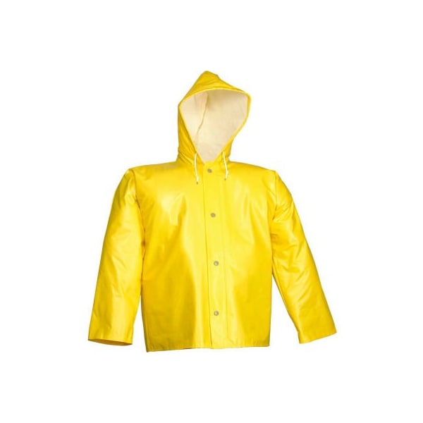 Tingley Tingley J32107 American Storm Fly Front Hooded Jacket, Yellow, Large - J32107.LG