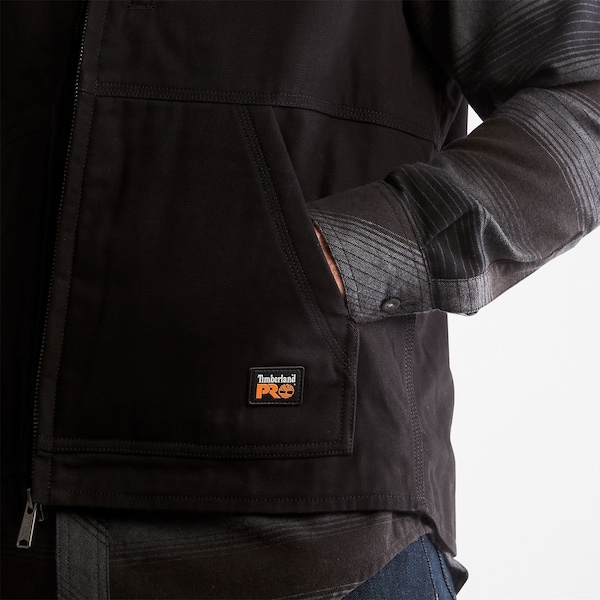 Timberland Pro Mens Gritman Fleece-Lined Canvas Vest, S - TB0A1VBF015
