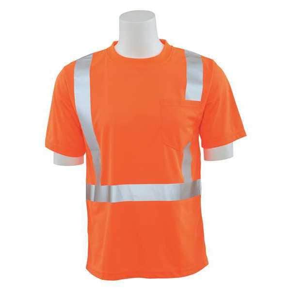 Deltaplus T-Shirt, Class 2, Hi-Viz, Orange, M - 61677