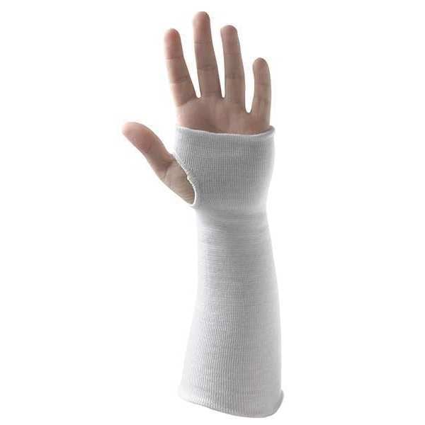 Honeywell Cut-Resistant Sleeve, Thumbhole, Cut Level A4, HPPE Material, 14 in L, White - CTSS-2-14TH