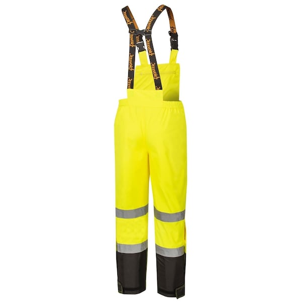 Pioneer Men Ripstop Pant, Green, XL, XL, Black|Hi-Vis Yellow, 300 Denier PU-Coated Ripstop Polyester - V1200461U-XL