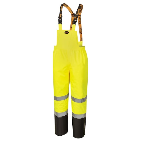Pioneer Men Ripstop Pant, Green, XL, XL, Black|Hi-Vis Yellow, 300 Denier PU-Coated Ripstop Polyester - V1200461U-XL